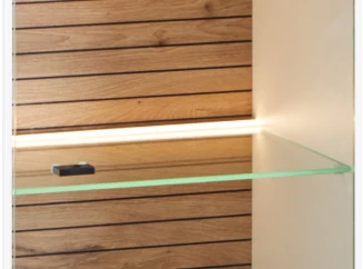 Lišta s LED světelným páskem (40 cm) barva světla teplá bílá
