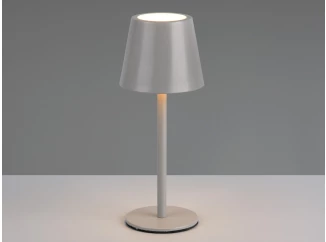 Nabíjecí LED stolní lampička Diaz, šedá