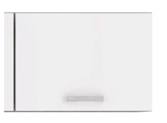 Horní kuchyňská skříňka Bianka 50OK, 50 cm, bílý lesk