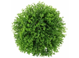 Umělá květina Buxus 13 cm, zelená