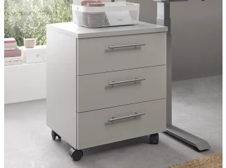 Úložný kontejner na kolečkách Ben, světle šedý