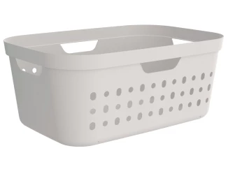 Koš na prádlo Jona 39 l, bílý