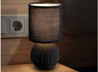 Stolní lampa Sylas, černá