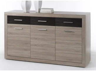 Komoda Cancan SB, dub sonoma/šedá pinie