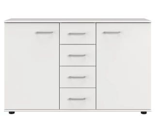 Komoda Cheep, bílá, 130 cm