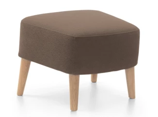 Taburet Next, hnědá látka