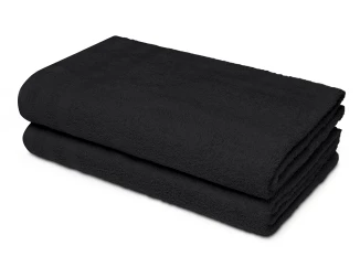 Osuška Miami 70x140 cm, černá