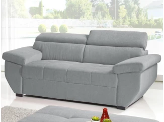 Dvojsedák Speedway, světle šedá látka