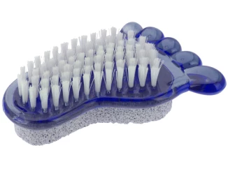 Kartáč na nehty s pemzou tvar chodidlo, různé barvy