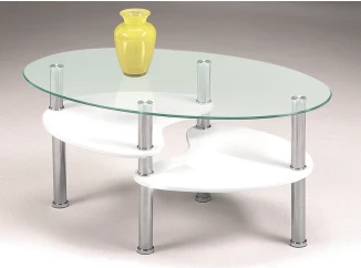 Konferenční stolek Panty, bílý