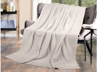 Flanelová deka Cashmere Dots 150x200 cm, písková