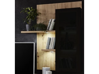 Závěsný panel s policemi Selma, dub artisan