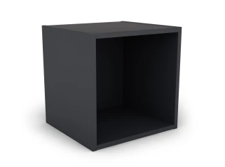 Nástěnný regál s 1 přihrádkou Jerry, grafit