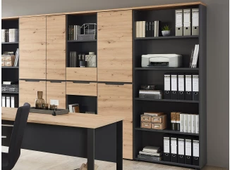 Vysoký regál Memphis, 75 cm, dub artisan/grafit