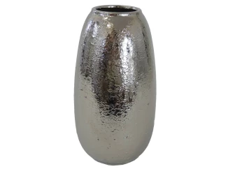 Váza Modern 26 cm, stříbrná
