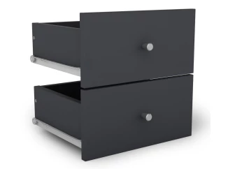 Sada zásuvek (2 ks) Jerry, grafit