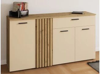 Komoda se šuplíkem Gatwick, dub artisan/kašmírová béžová