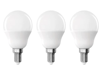 LED žárovka (3 ks) Classic Mini Globe, E14, 4,2 W, 470 lm