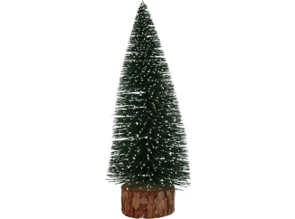 Vánoční dekorace Zasněžený stromeček, 25 cm