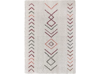 Koberec Boho Indian 120x170 cm, bílý