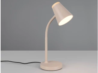 Stolní LED lampa Pongo, béžová