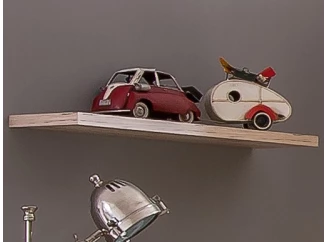 Nástěnná police Cariba, 78 cm, dub san remo