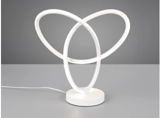 Stolní lampa LED Lando, bílá