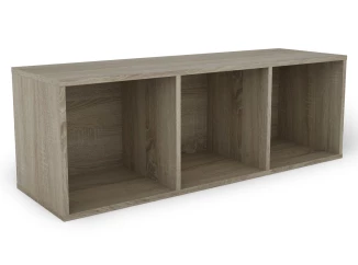 Nástěnný regál se 3 přihrádkami Jerry, dub sonoma