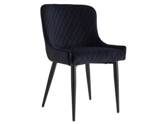 Jídelní židle Charlotta, černá látka