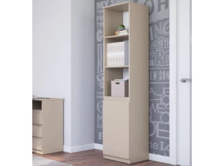 Regál s dvířky Carlos, béžový kašmír, šířka 40 cm