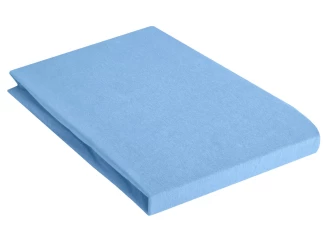 Napínací prostěradlo 100x200 cm, modré, bavlna