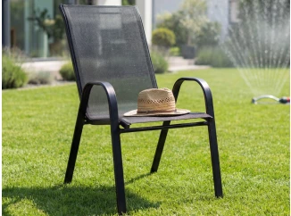 Zahradní židle Nadja, černá