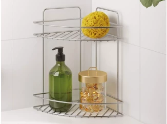 Stojací/závěsný rohový regál Reflex Luxy 2, chrometherm