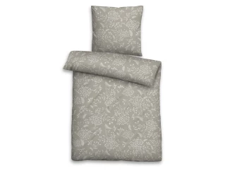 Povlečení Tori 140x200 cm, renforcé taupe, přírodní motiv