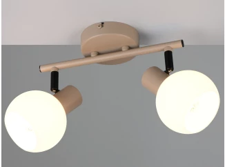 Stropní/nástěnné osvětlení Boba, béžová, 2 svítidla