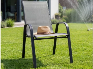 Zahradní židle Nadja, šedá