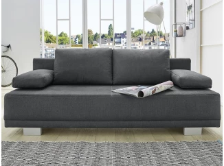 Rozkládací pohovka Luzio, tmavě šedá látka