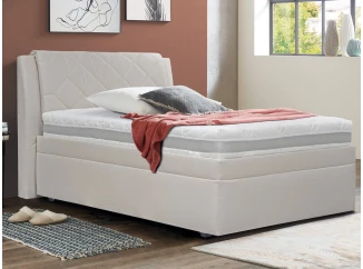 Postel Virginia 120x200 cm, krémová tkanina