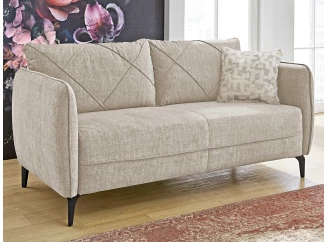 Dvojsedák Novara, béžová látka