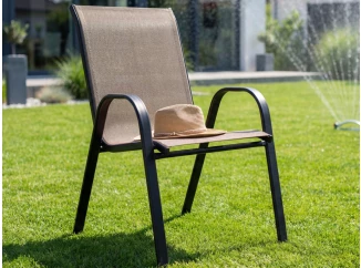 Zahradní židle Nadja, hnědá