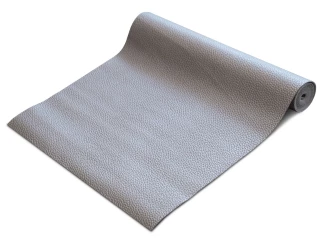 Vánoční dekorační tkanina 33x150 cm, stříbrná, vzhled kůže