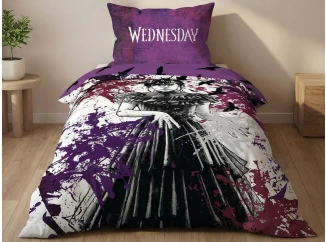 Dětské povlečení Wednesday, fialové