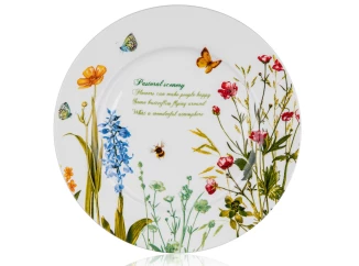 Dezertní talíř Luční kvítí, 19 cm