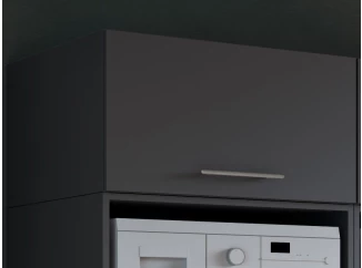 Skříňový nástavec Mr. Sauber 68 cm, antracitová