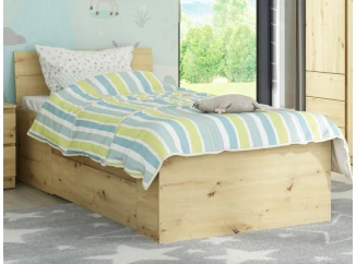 Postel se zásuvkami Carlos 90x200, dub artisan