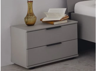 Set nočních stolků (2 ks) Tilburg, šedá sahara