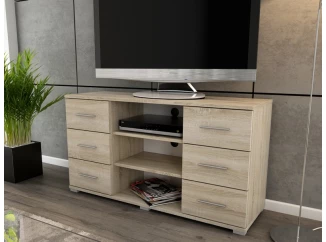 Vysoký TV stolek Oskar TV, dub sonoma, výška 65 cm