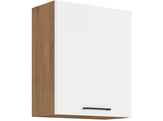 Horní kuchyňská skříňka Vigo, dub lancelot/bílý lesk, šířka 60 cm