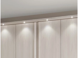 Set 4 ks bodové osvětlení pro horní lištu skříňového přemostění Luxor