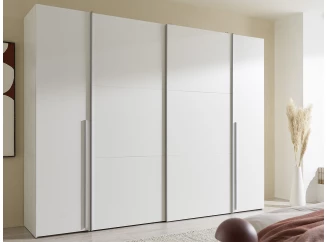 Šatní skříň Maturs, 267 cm, bílá